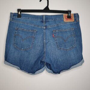 Levi's Jean Shorts, Distressed Detail, Size 31. 99% Cotton.